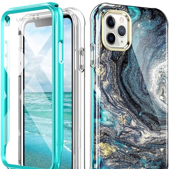 ✨NEW Blue iPhone 11 Pro Max Case (6.5”) | Blue Drift Sand Cover | Blue Phonecase - Picture 1 of 11